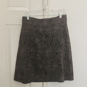 Athelta Paisley Black and Brown Shirt Size Medium